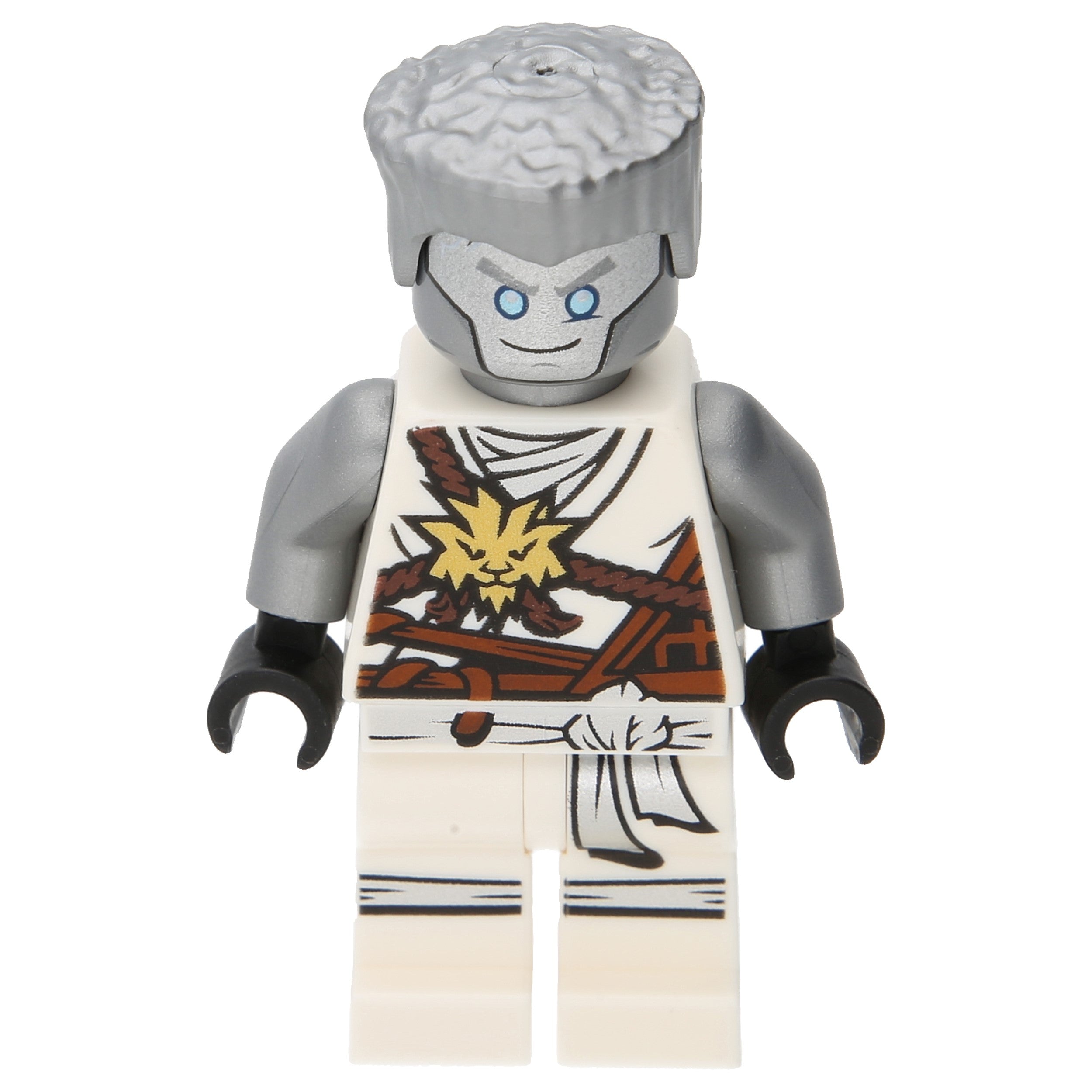 LEGO Ninjago Minifigures Zane with Robe des Master and Hair Day of