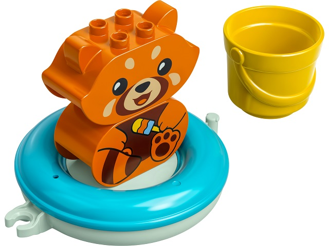 LEGO® bathtub fun: floating panda