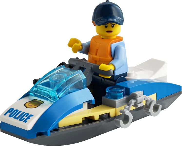 LEGO City Bausätze - Polizei Jetski (Polybag)