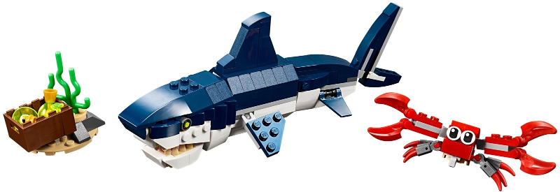 LEGO® residents of the deep sea