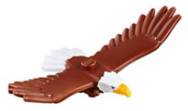 Lego birds - eagle (red -brown)