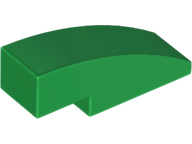 LEGO roof stones (modified) - 1 x 3 (curved)