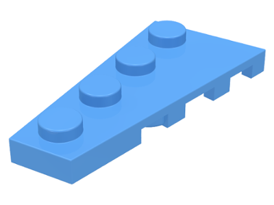 LEGO  Platten (modifiziert) – Keil 4 x 2  (Links)