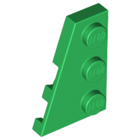 LEGO plate (modified) - wedge 3 x 2 left