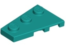 LEGO plate (modified) - wedge 3 x 2 left