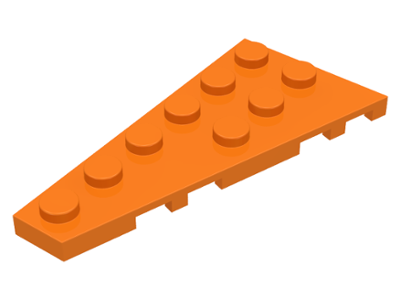 Lego plates (modified) - wing 3 x 6 (left)