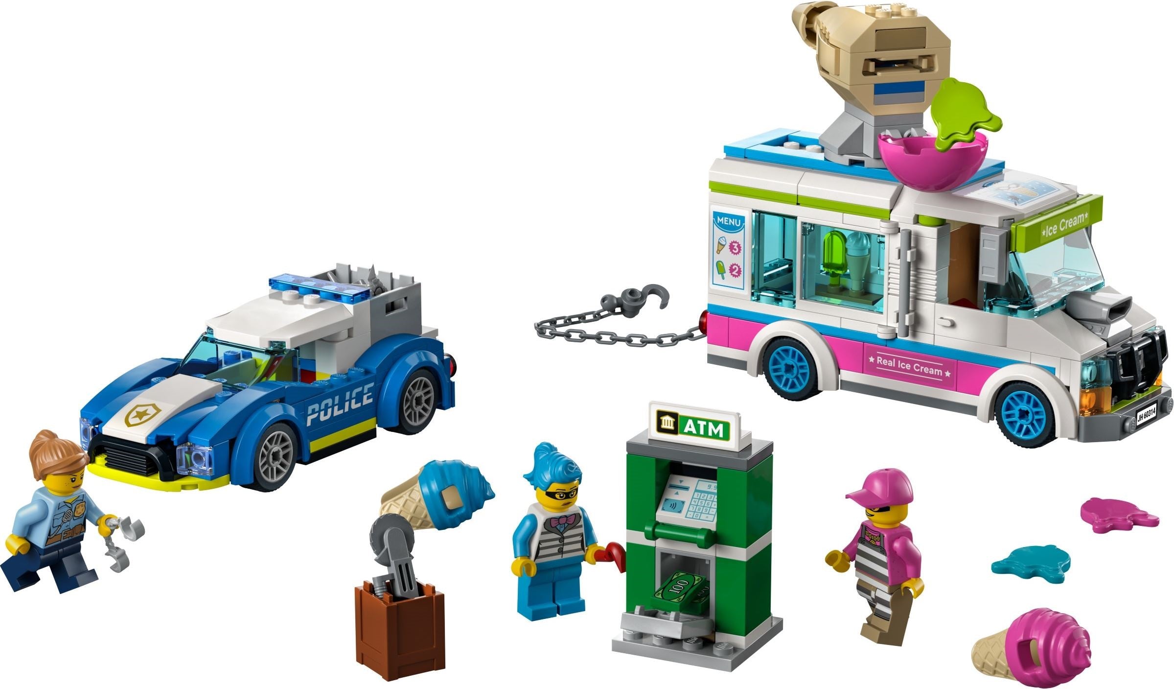 LEGO® ice cream wagon pursuit