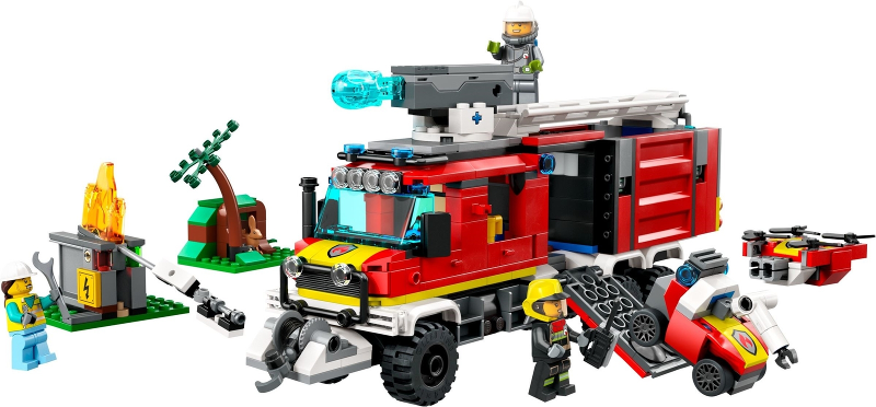 LEGO® operational control car of the fire brigade