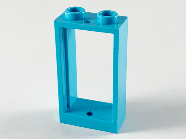 LEGO window - frame 1 x 2 x 3 (flat front)