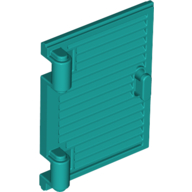 LEGO window - shutter folds for 1 x 2 x 3 frames with hinges and handle