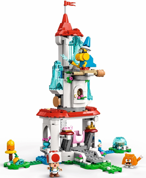 LEGO® Cat-Peach suit and ice tower-expansion set