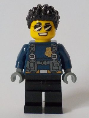 LEGO City Minifigure - Police Officer Duke Detail