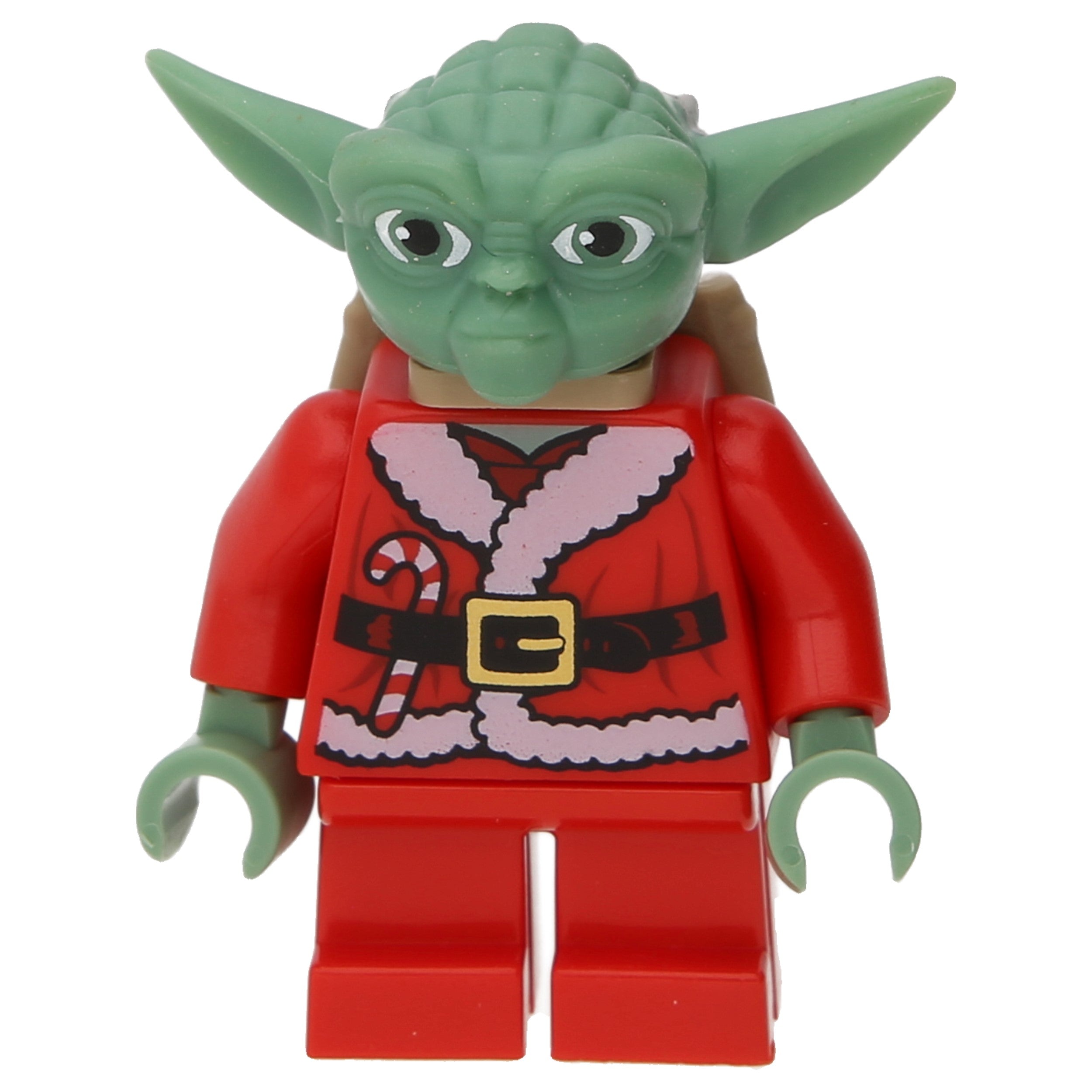 LEGO Star Wars Minifigures - Yoda in Christmas outfit with a gift pack