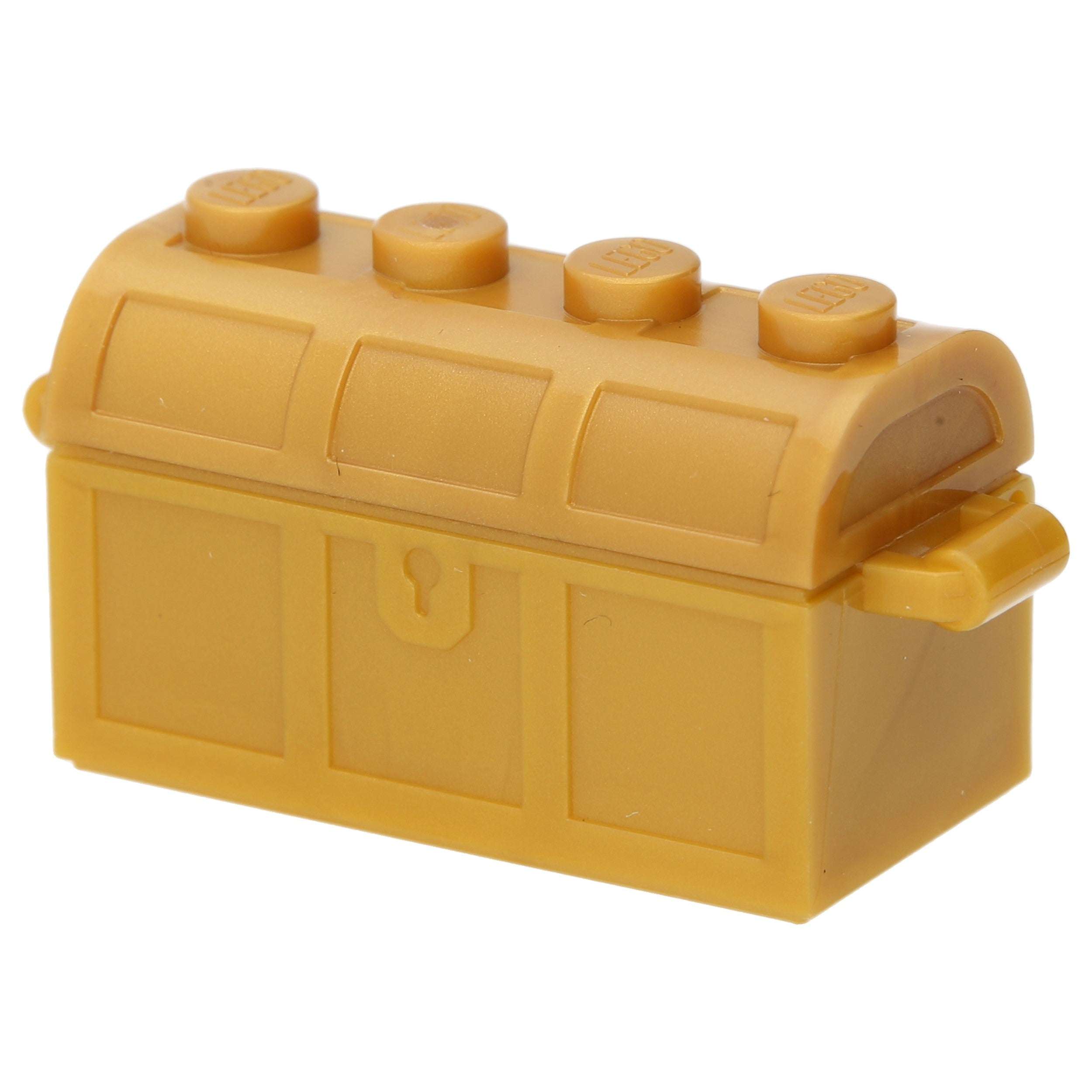 LEGO Container/ Behältnisse - Schatztruhe mit Schlitzen hinten und dicken Scharnieren