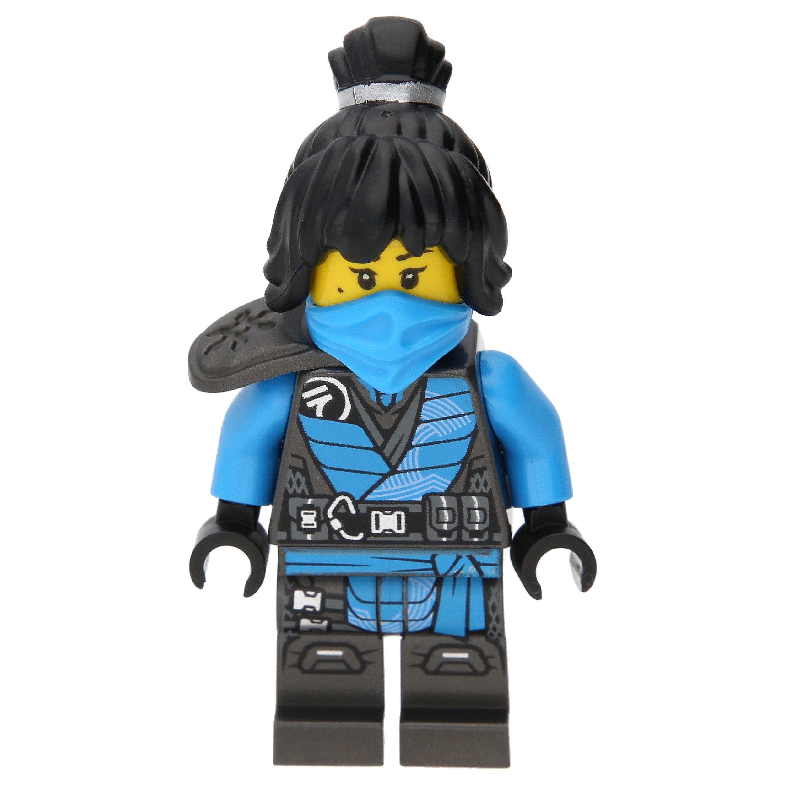 LEGO Ninjago Minifigur – Nya  mit Schulterplatte, Maske und Haaren (Geheimnis der Tiefe)