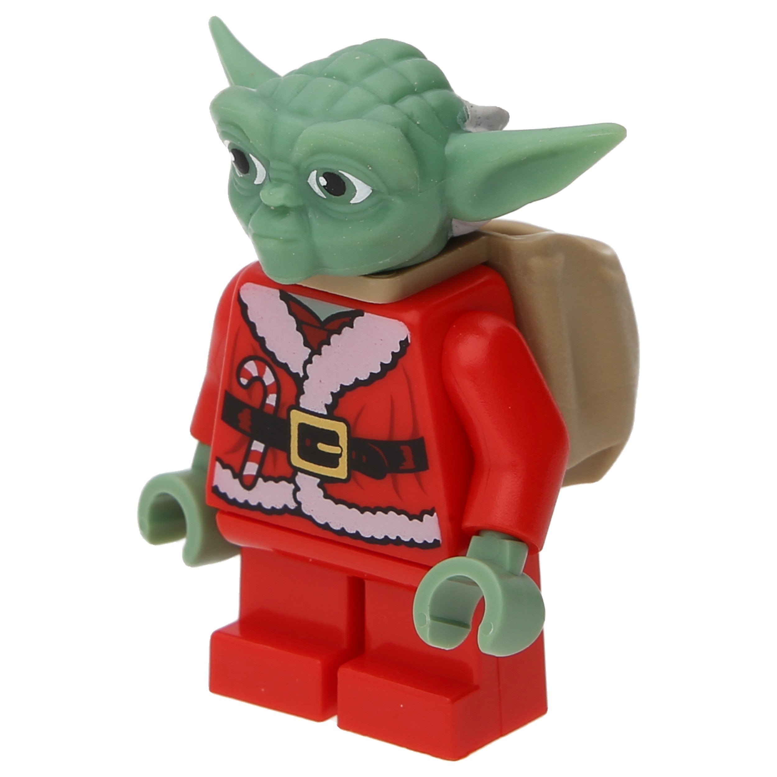 LEGO Star Wars Minifigures - Yoda in Christmas outfit with a gift pack