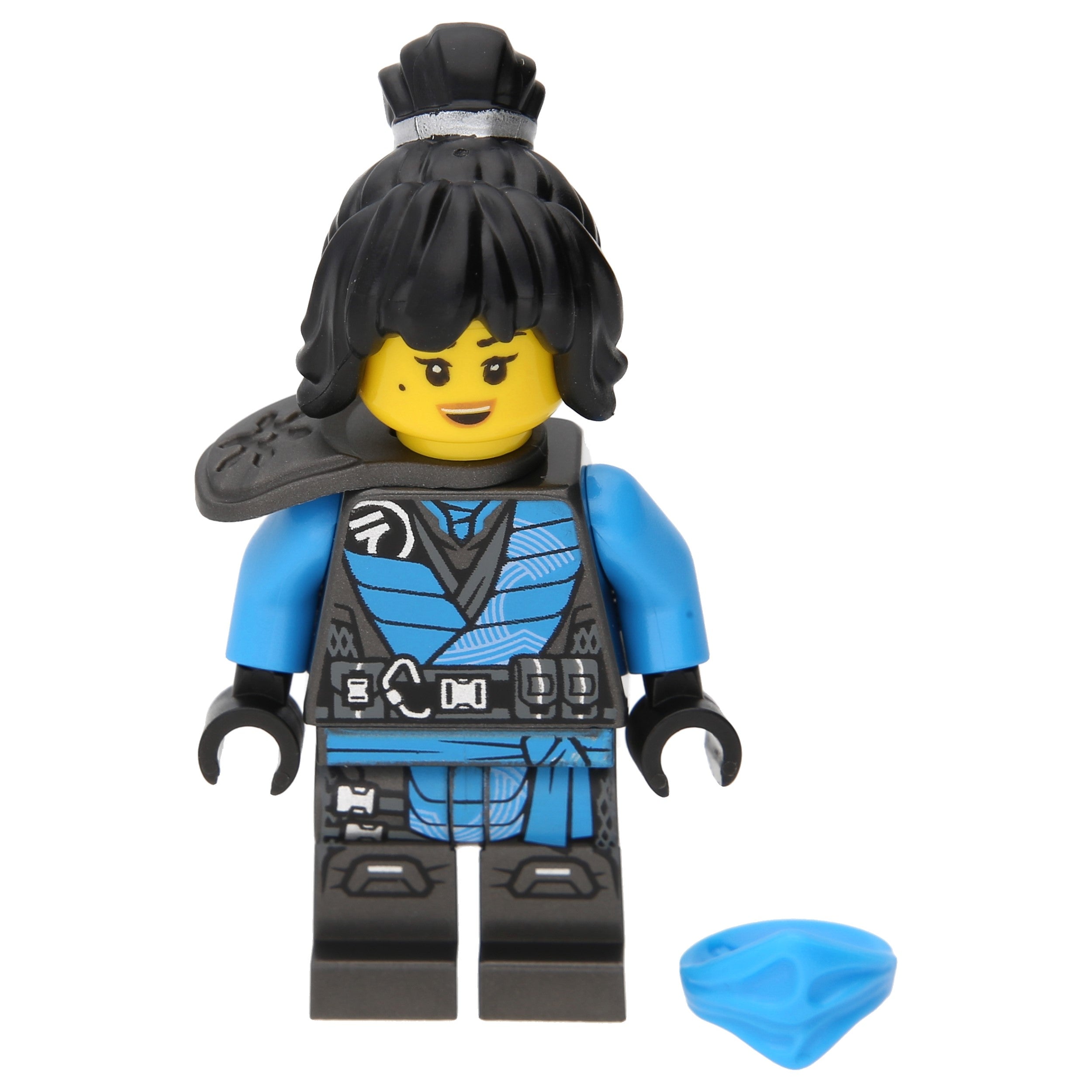 LEGO Ninjago Minifigur – Nya  mit Schulterplatte, Maske und Haaren (Geheimnis der Tiefe)