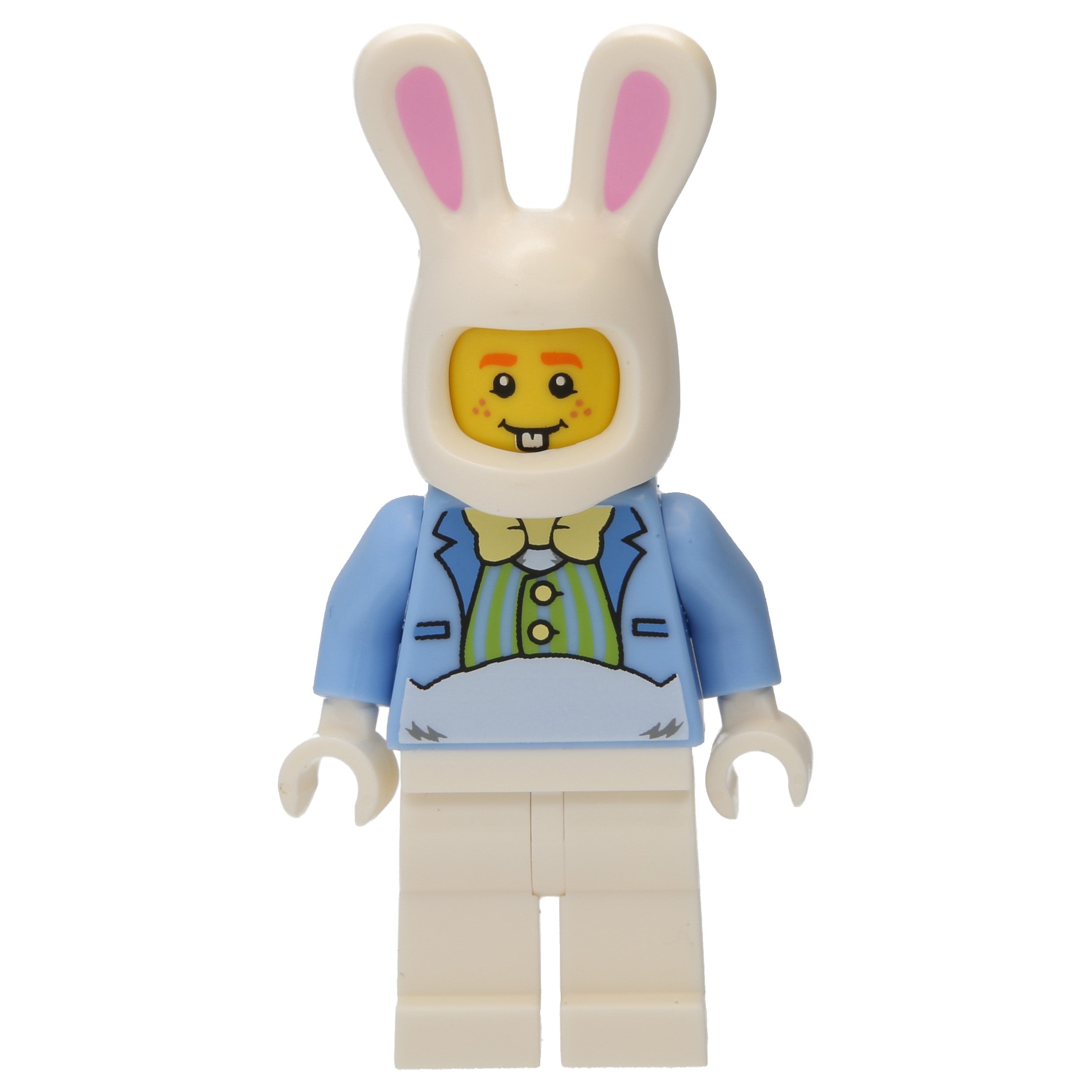 LEGO Minifigur - Mann in Osterhasenkostüm mit Zubehör