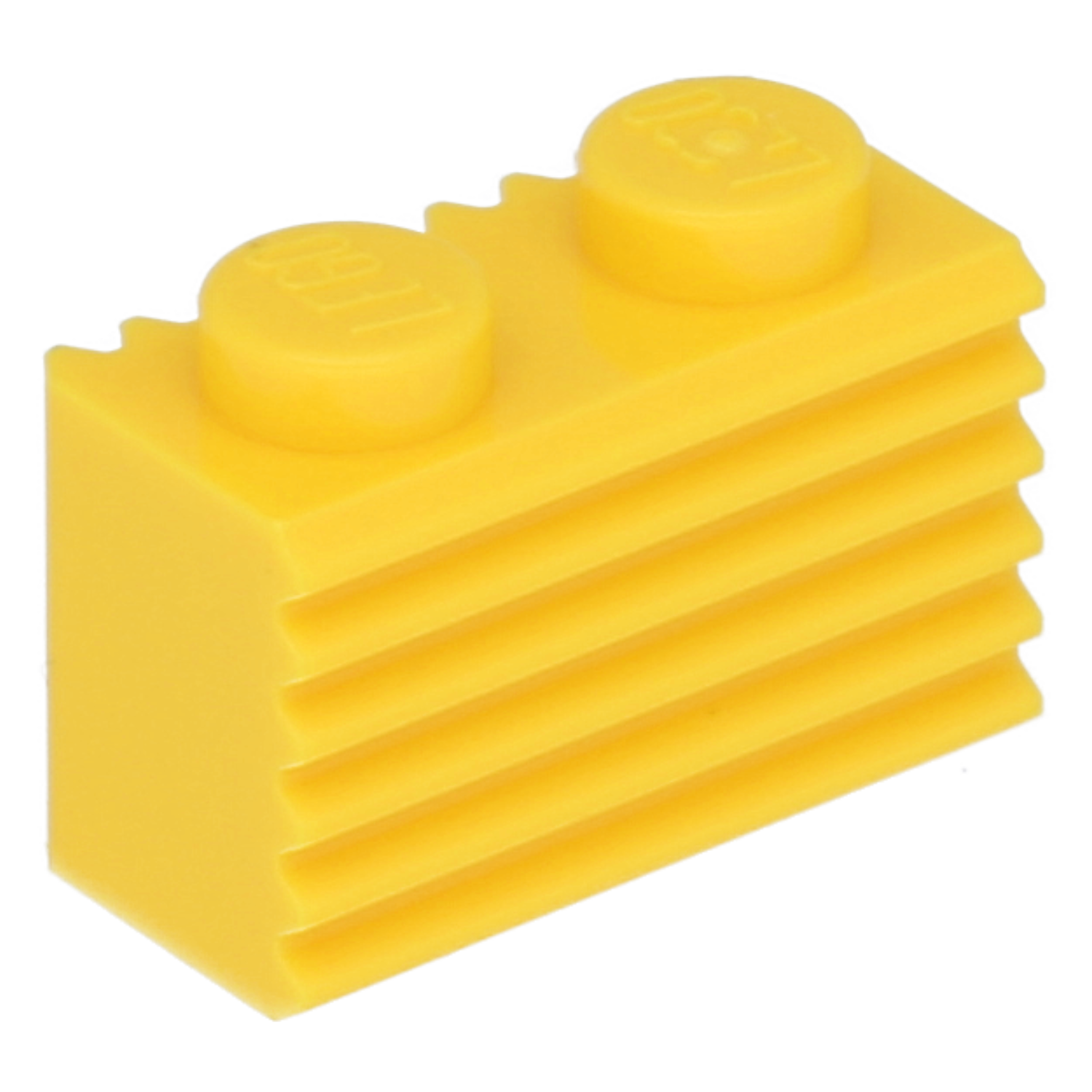 LEGO Steine (modifiziert) - 1 x 2 mit Gitter (Rillenprofil)