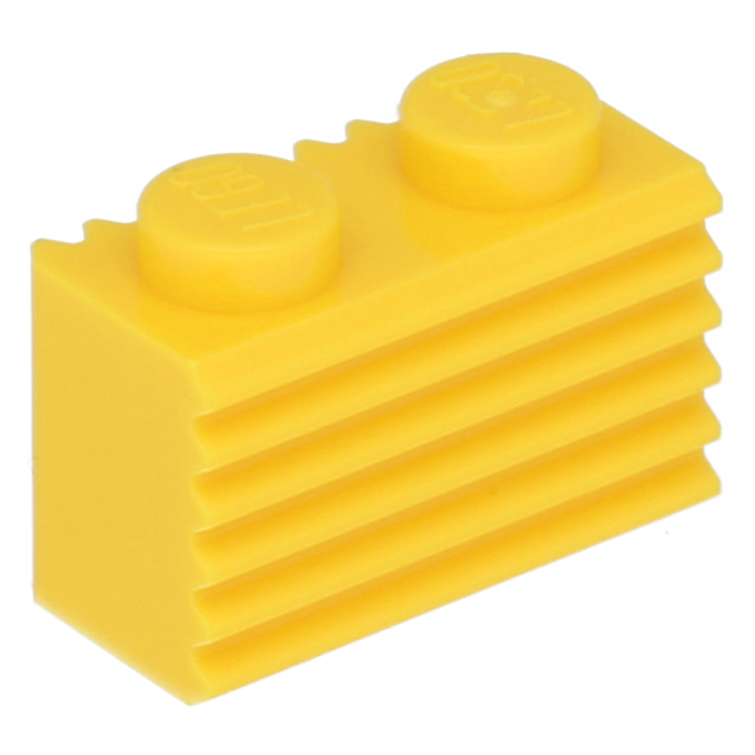 LEGO stones (modified) - 1 x 2 with grille (groove profile)