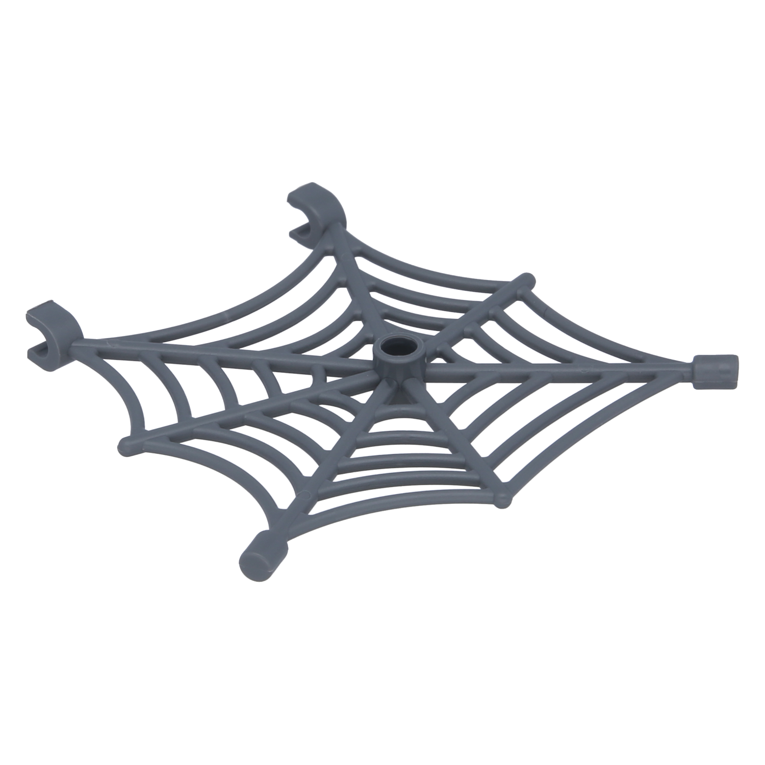 LEGO animal supplies - spider web with clips (dark gray)