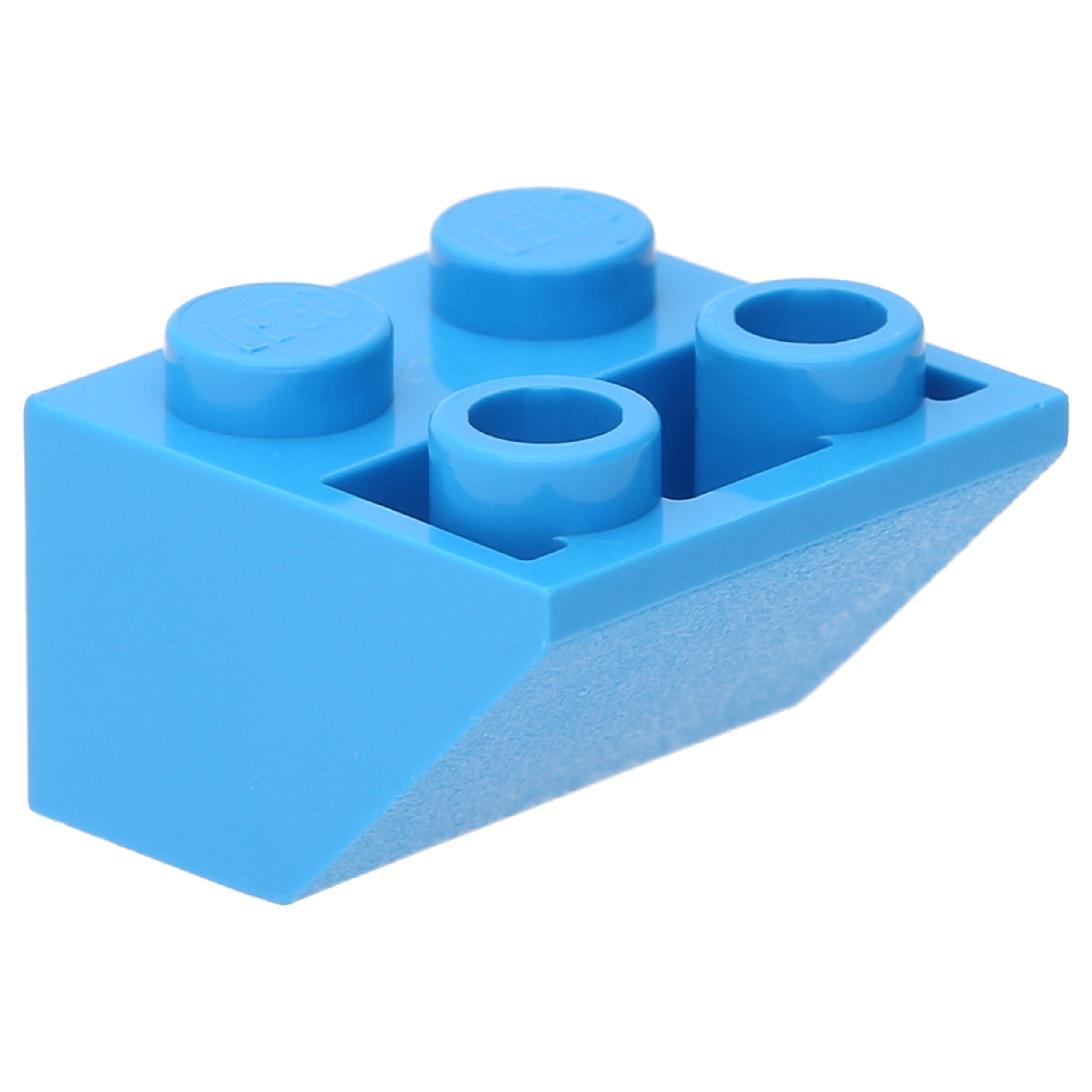 LEGO roof stones (modified) - slanted 45 degrees, 2 x 2, flat underside