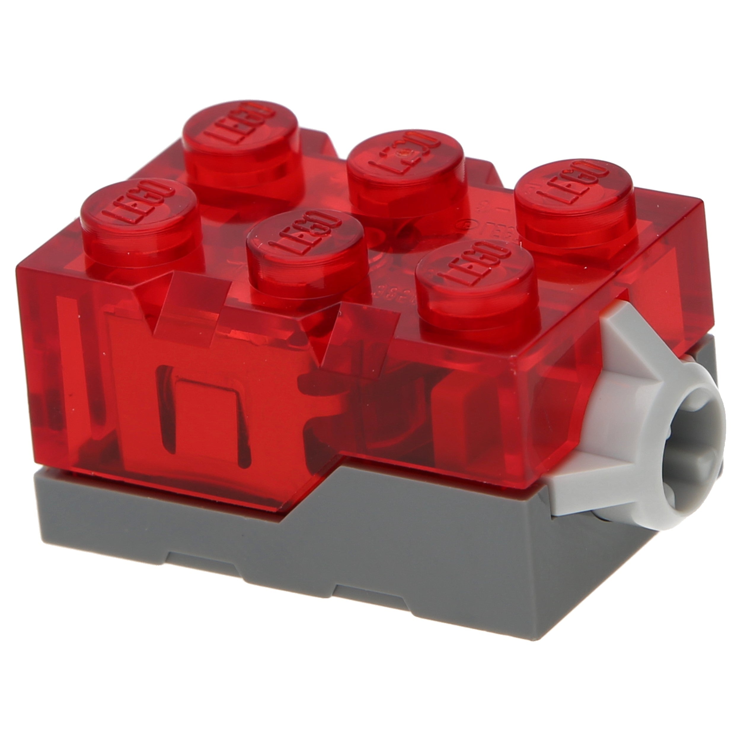 LEGO Licht - Stein 2 x 3 x 1 1/3 mit rotem LED-Licht