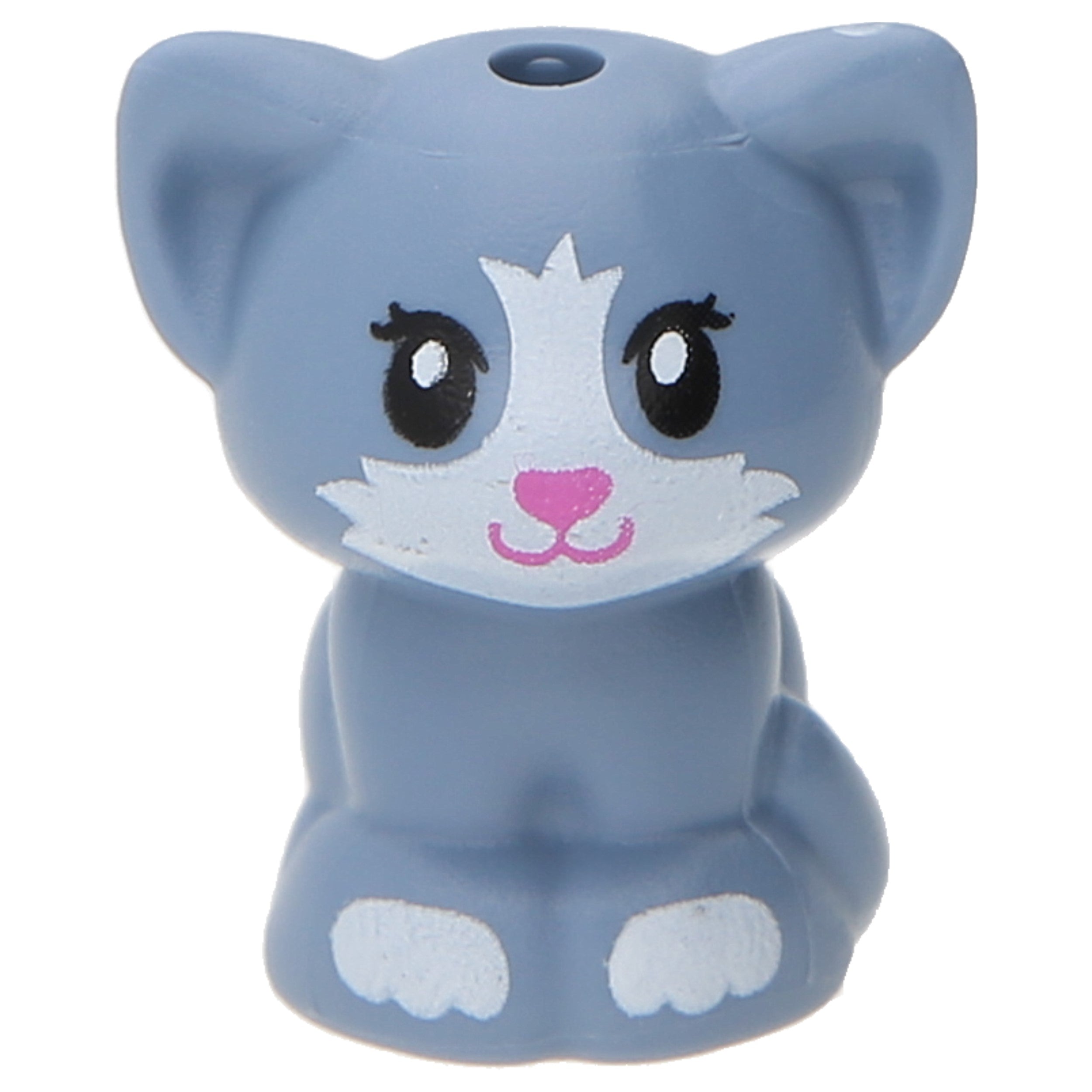 LEGO Cats - Baby kitten with dark pink nose made of Lego Friends