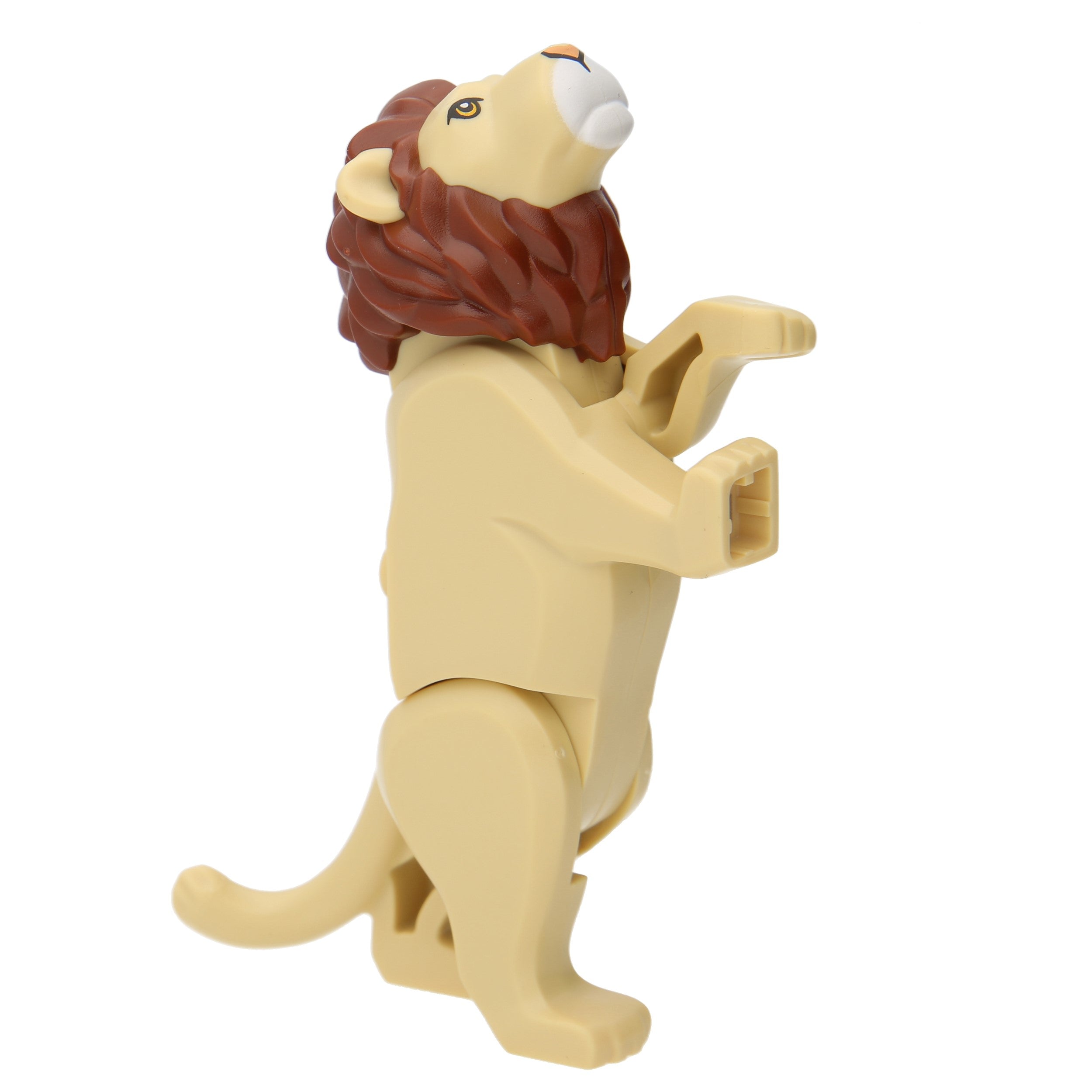 Lego cats - lion with red -brown mane (beige)