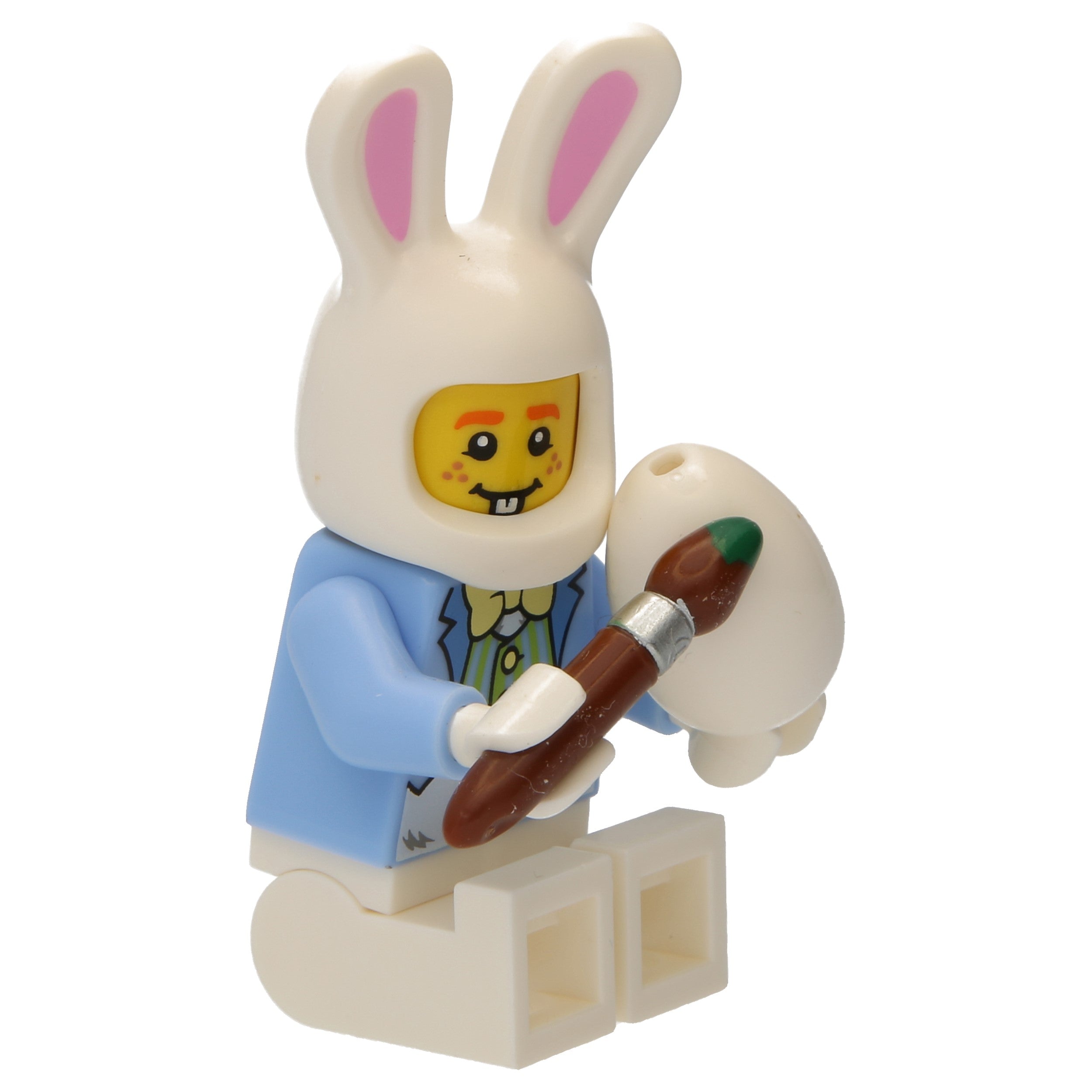 LEGO Minifigur - Mann in Osterhasenkostüm mit Zubehör