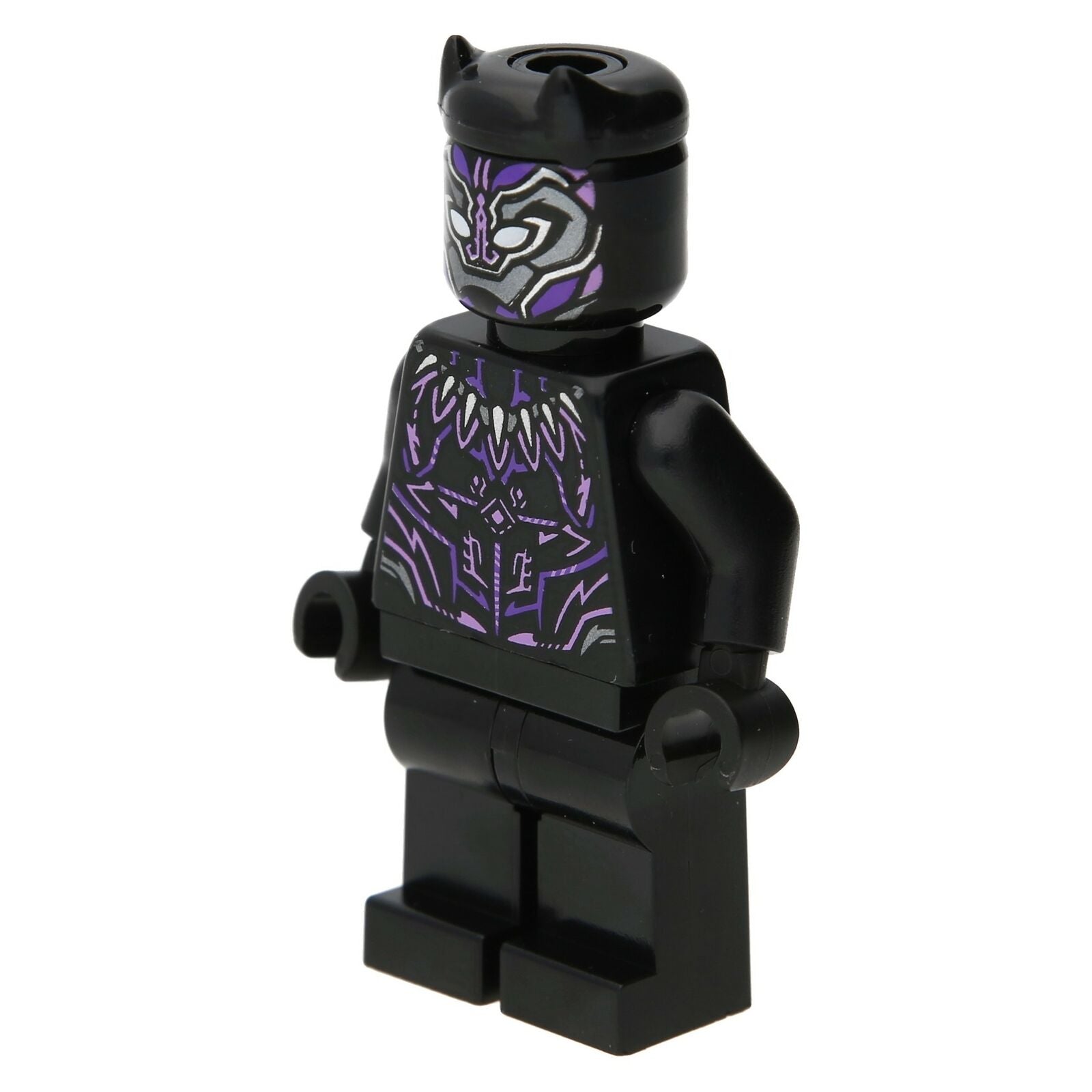 LEGO Superhelden Minifigur - Black Panther (dunkellila)