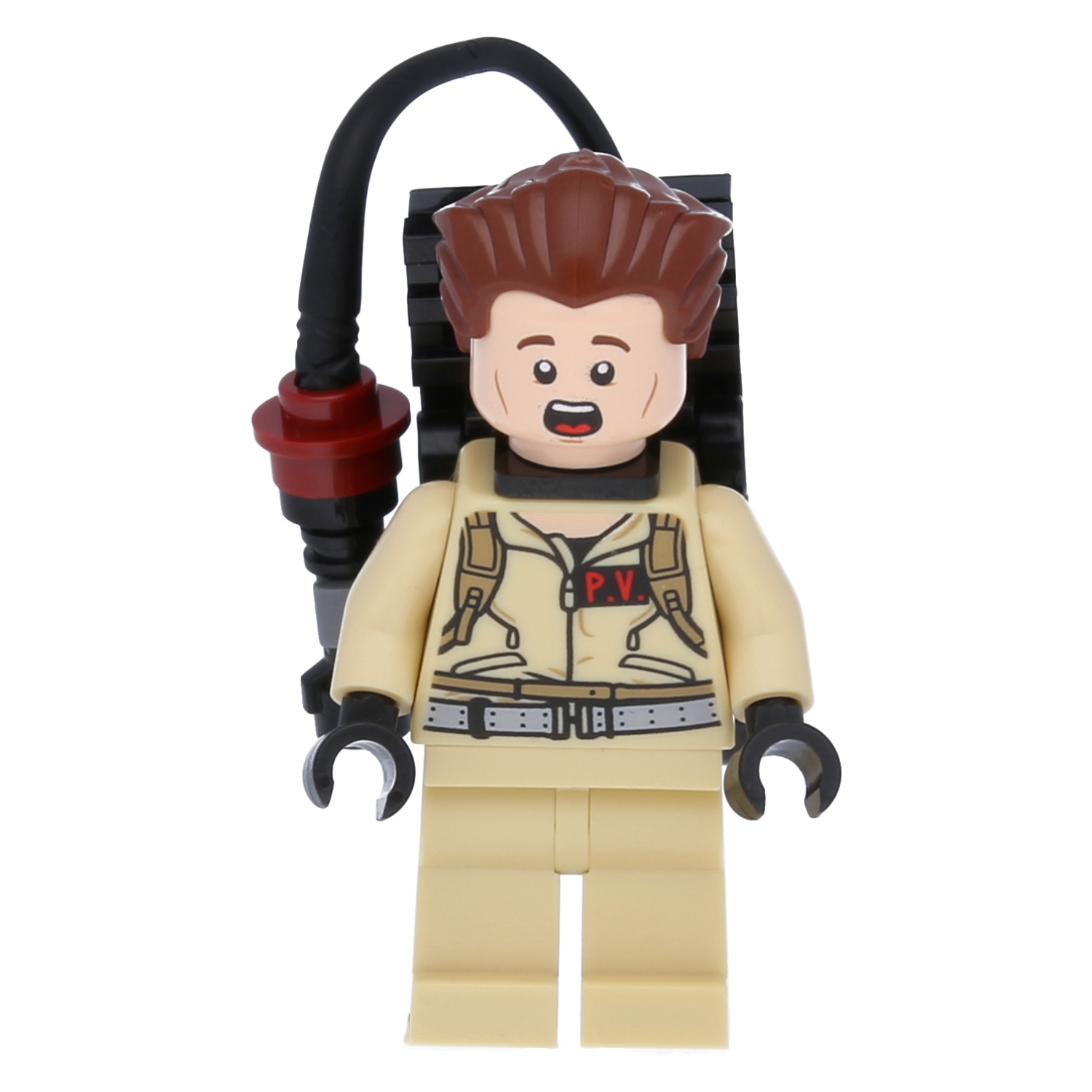 LEGO Minifigur - Dr. Peter Venkman mit Protonenstrahler (Ghostbusters)