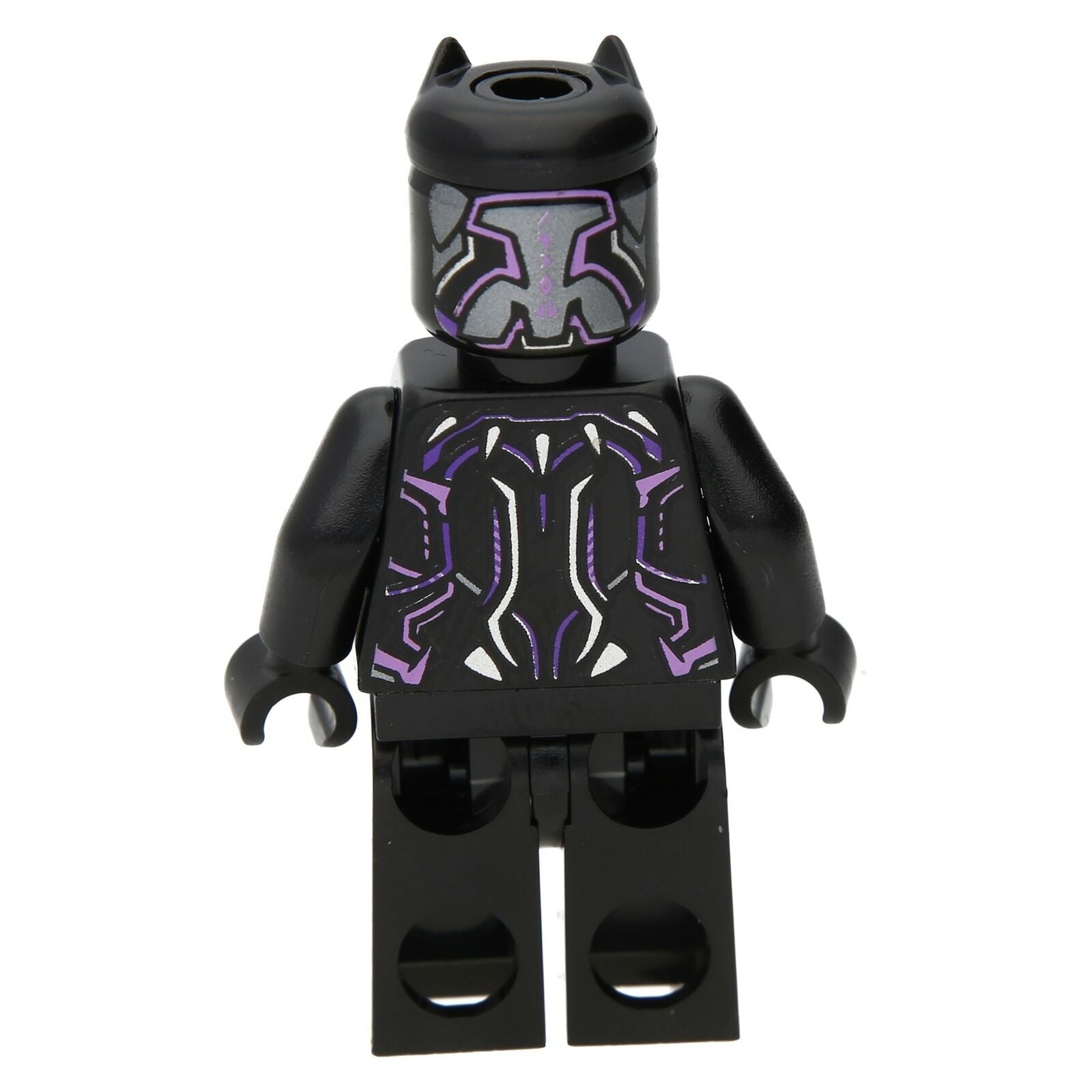 Lego superhero mini figure - Black Panther (Dunkelila)