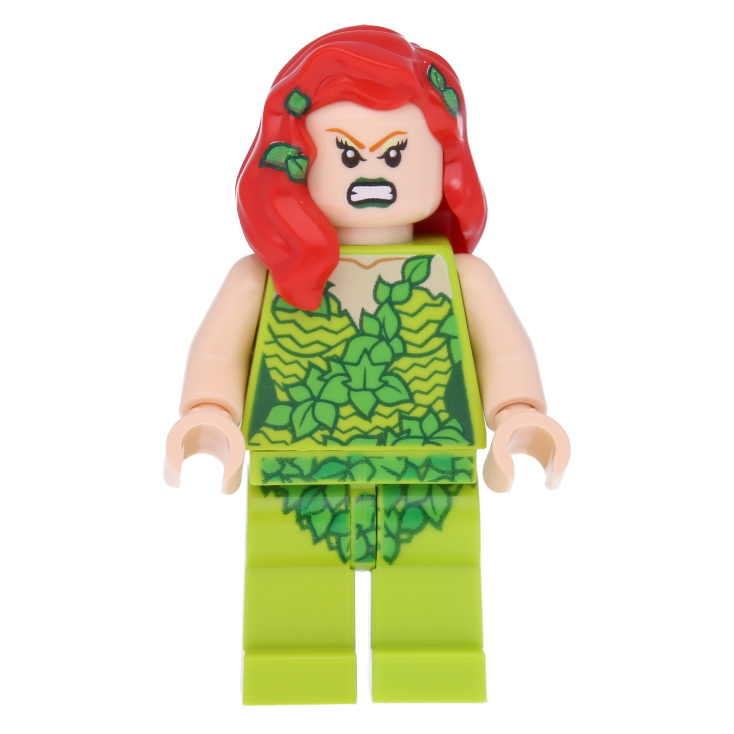 Lego superhero mini figure - Poison Ivy (hair over the shoulder)