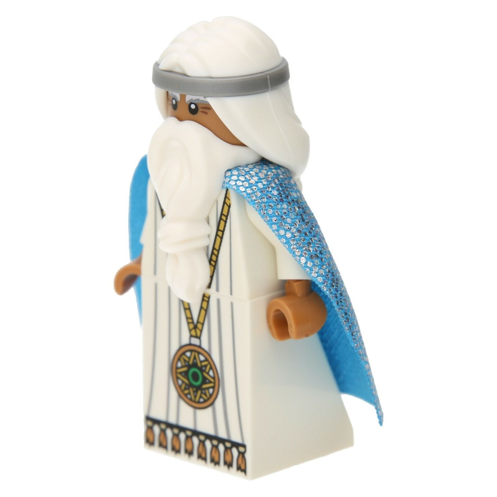 Lego the Lego Movie Minifigur Vitruvius with a beard and cloak meda